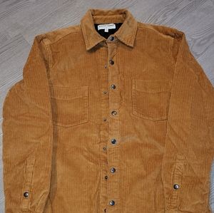 American Apparel Tan Corduroy Shirt Jacket